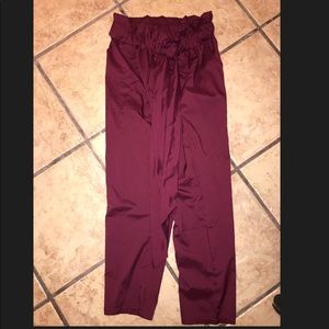 Burgundy pants